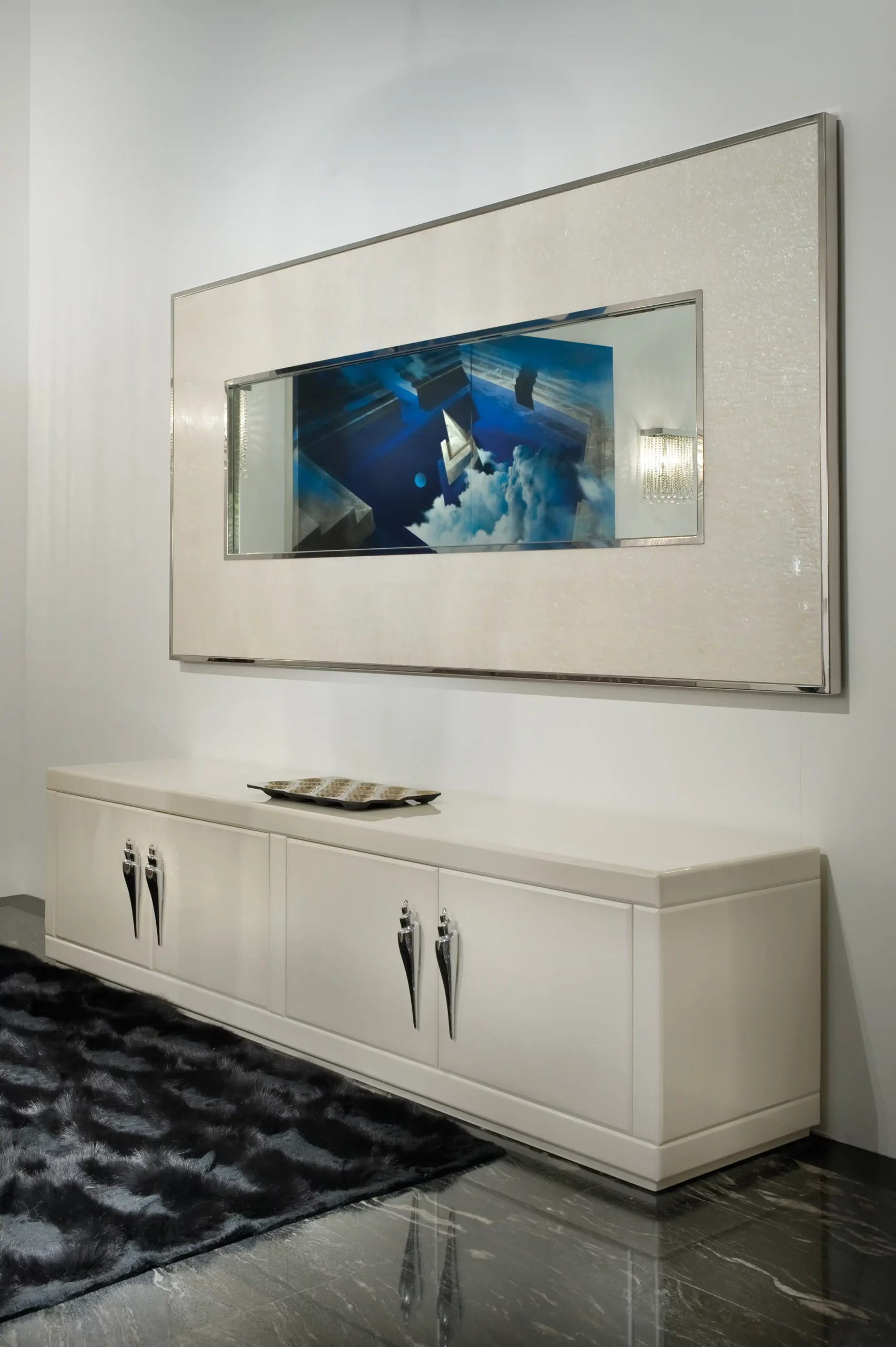 mother of pearl luxury mirror
